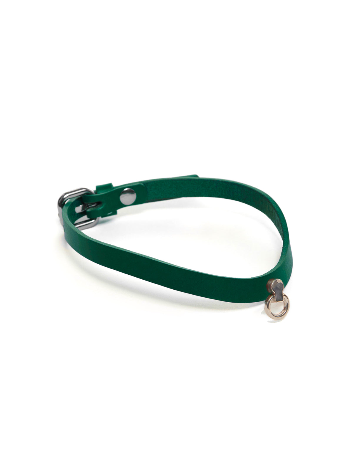 Bestie Шкіряний Чокер Зелений
