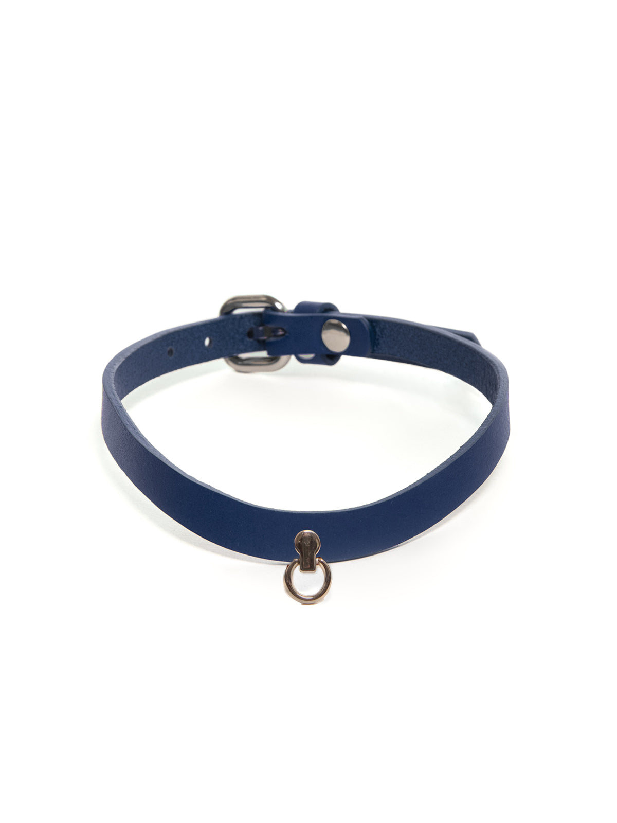 Bestie Шкіряний Чокер Синій