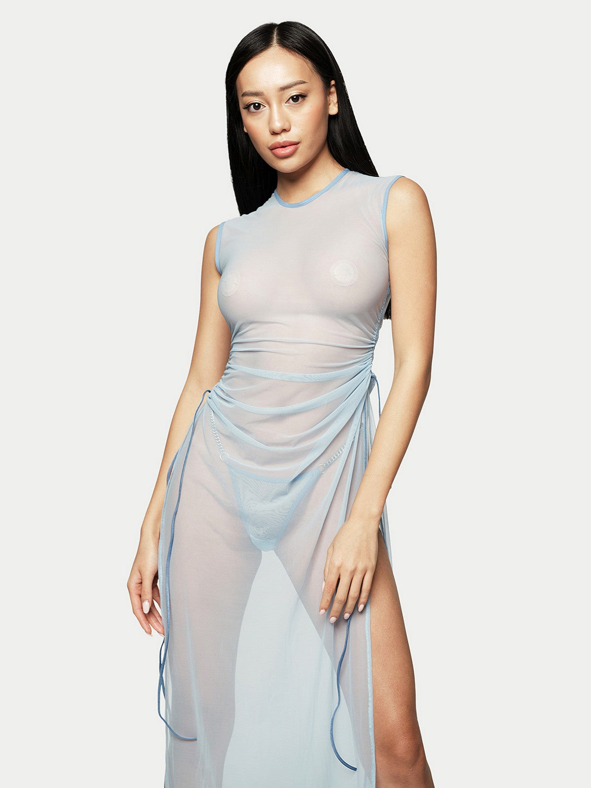 Сукня з сітки "Era" Блакитна