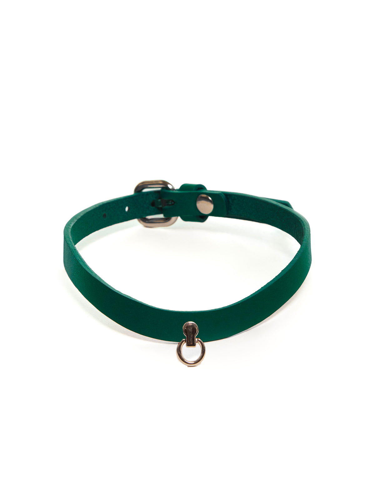 Bestie Шкіряний Чокер Зелений