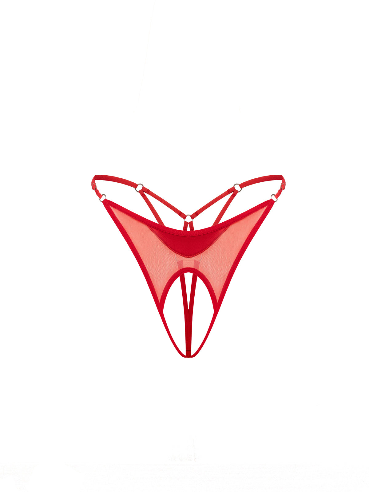 Трусики білизняні "Merry" з відкритим доступом Червоний