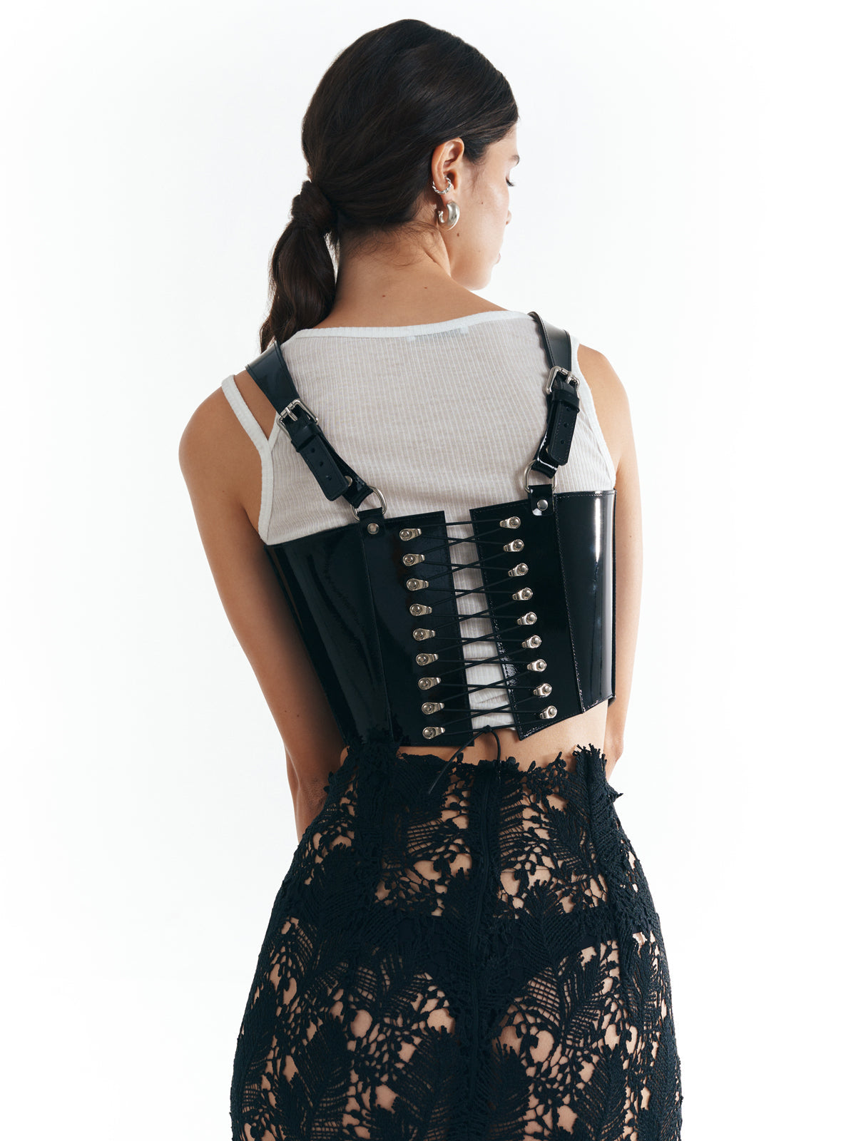 Шкіряний корсет "Love"