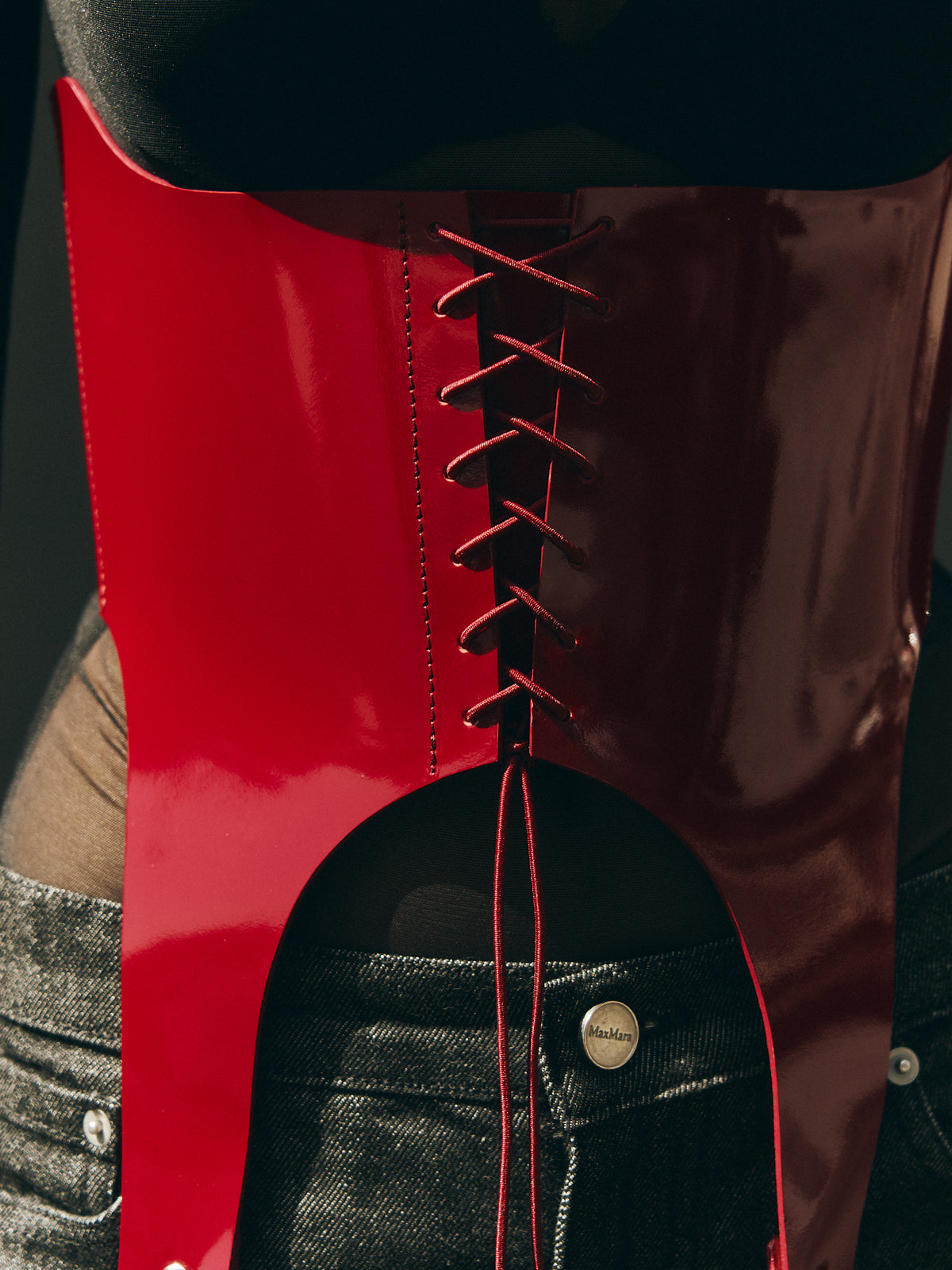 Шкіряний корсет "Glow"