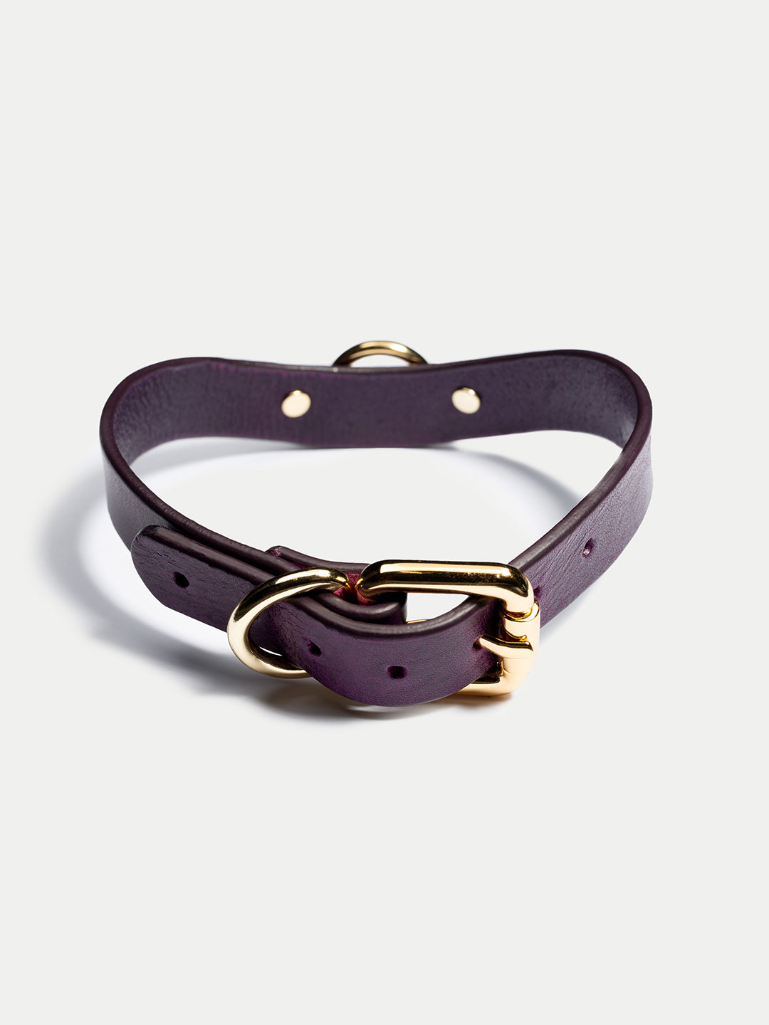 Bibi Шкіряний Чокер Фіолетовий