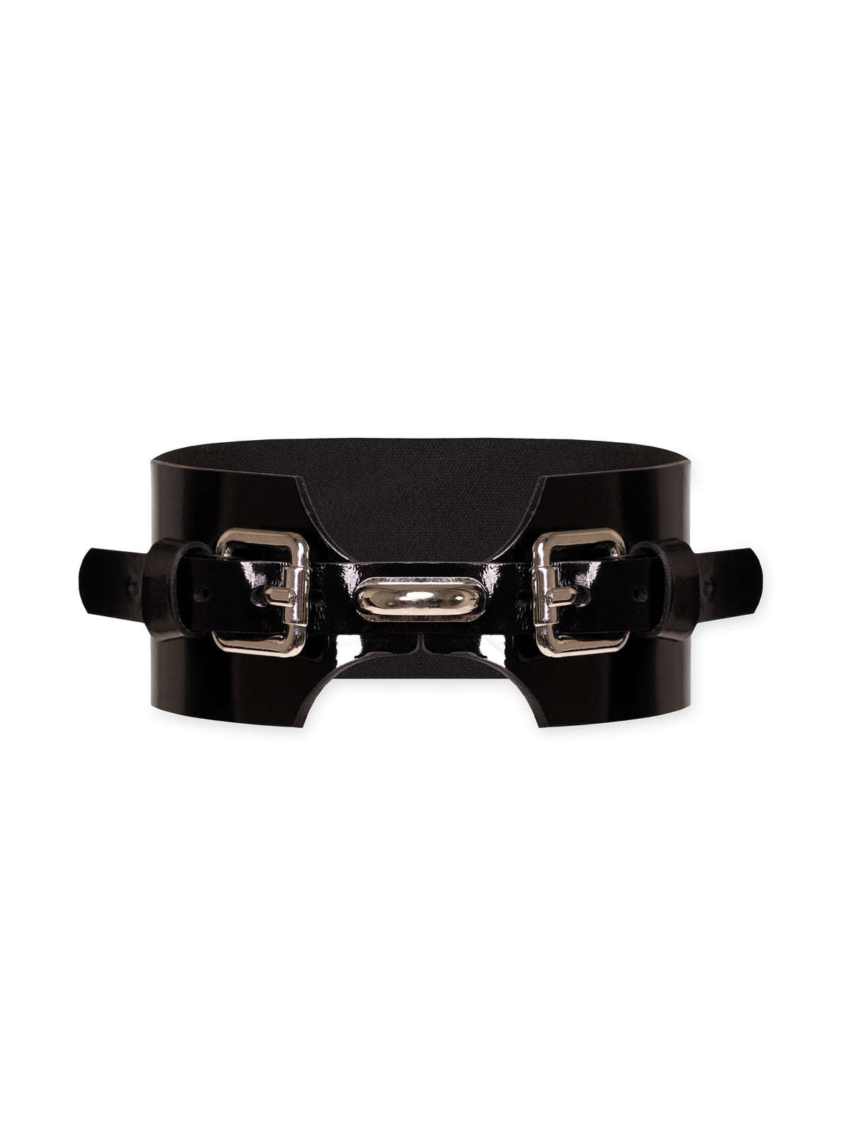 Umbra Шкіряний Чокер Чорний Лакований