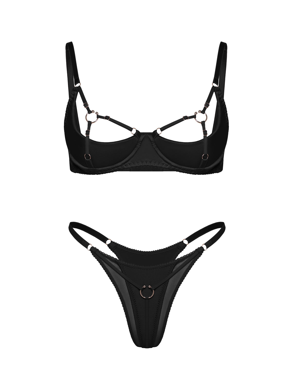 Комплект Бра та Трусики "Baby" Чорний
