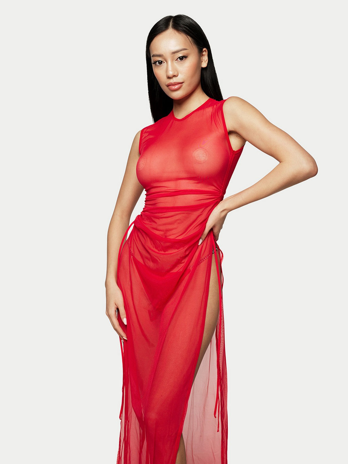 Сукня з сітки "Era" Червона