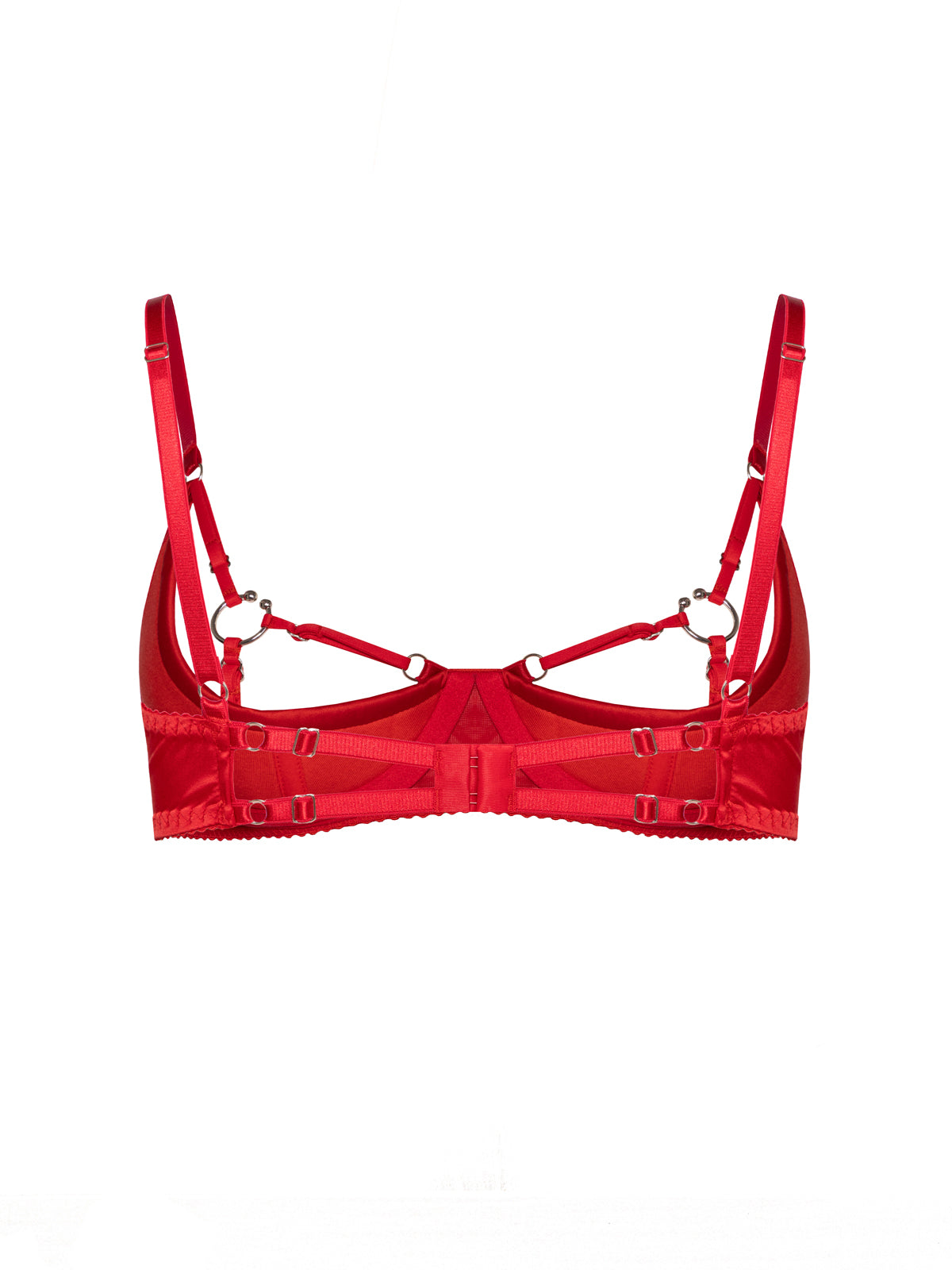 Бра з відкритою чашкою "Baby" Червоний