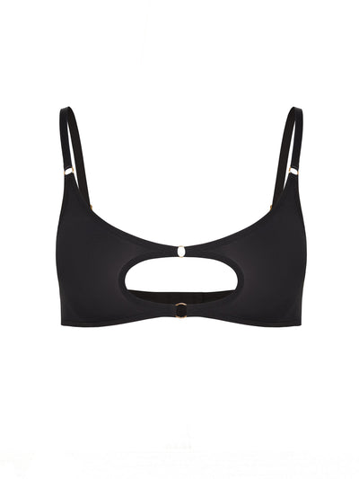 Бра З Чорної Мікрофібри 