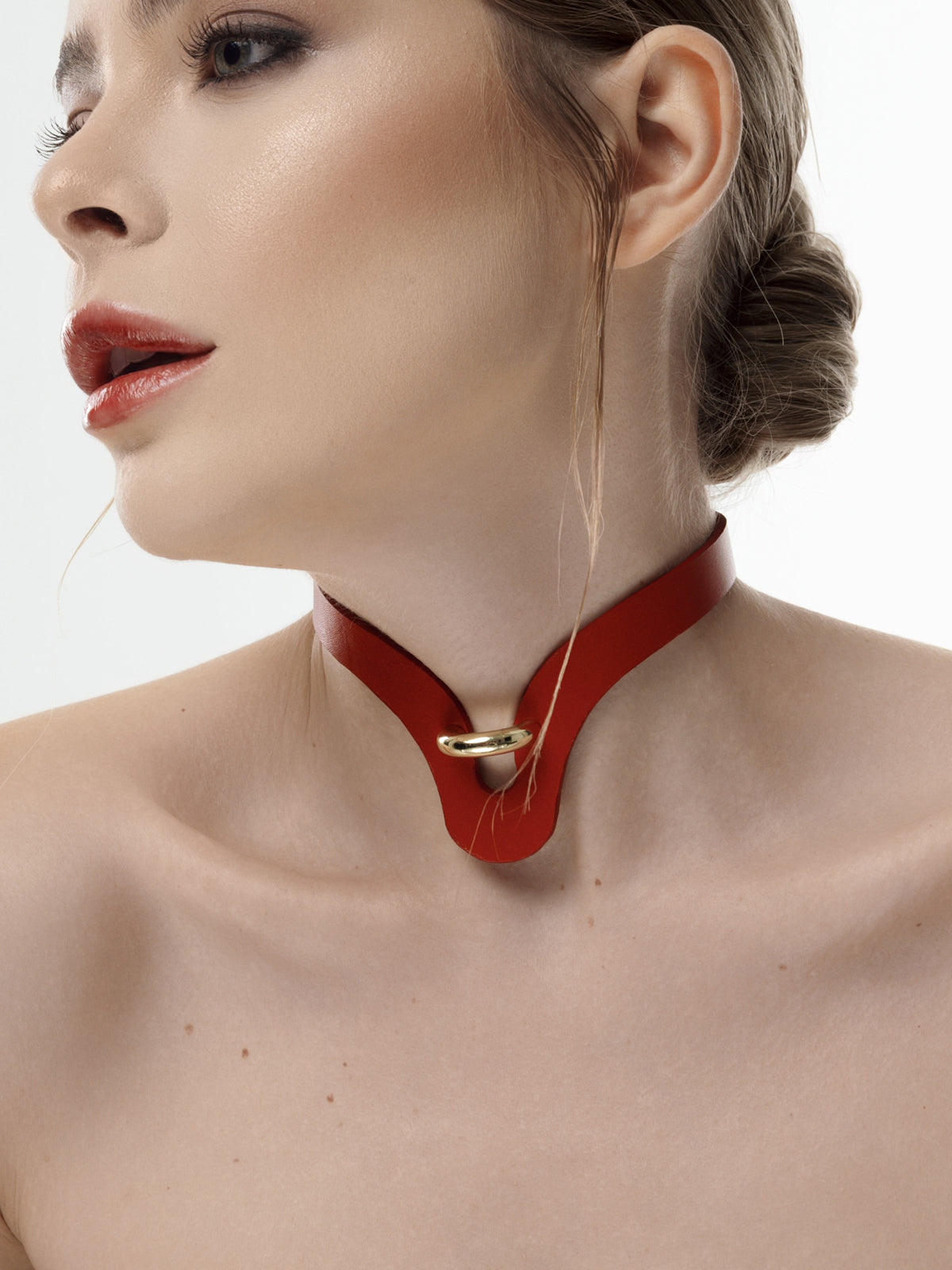 Forma Шкіряний Чокер Червоний